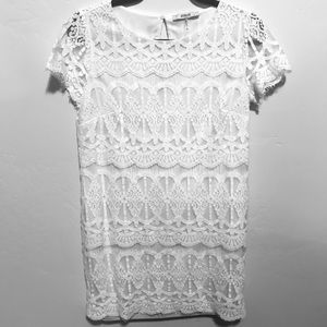 Antoinette BOHEME boutique white laced dress.